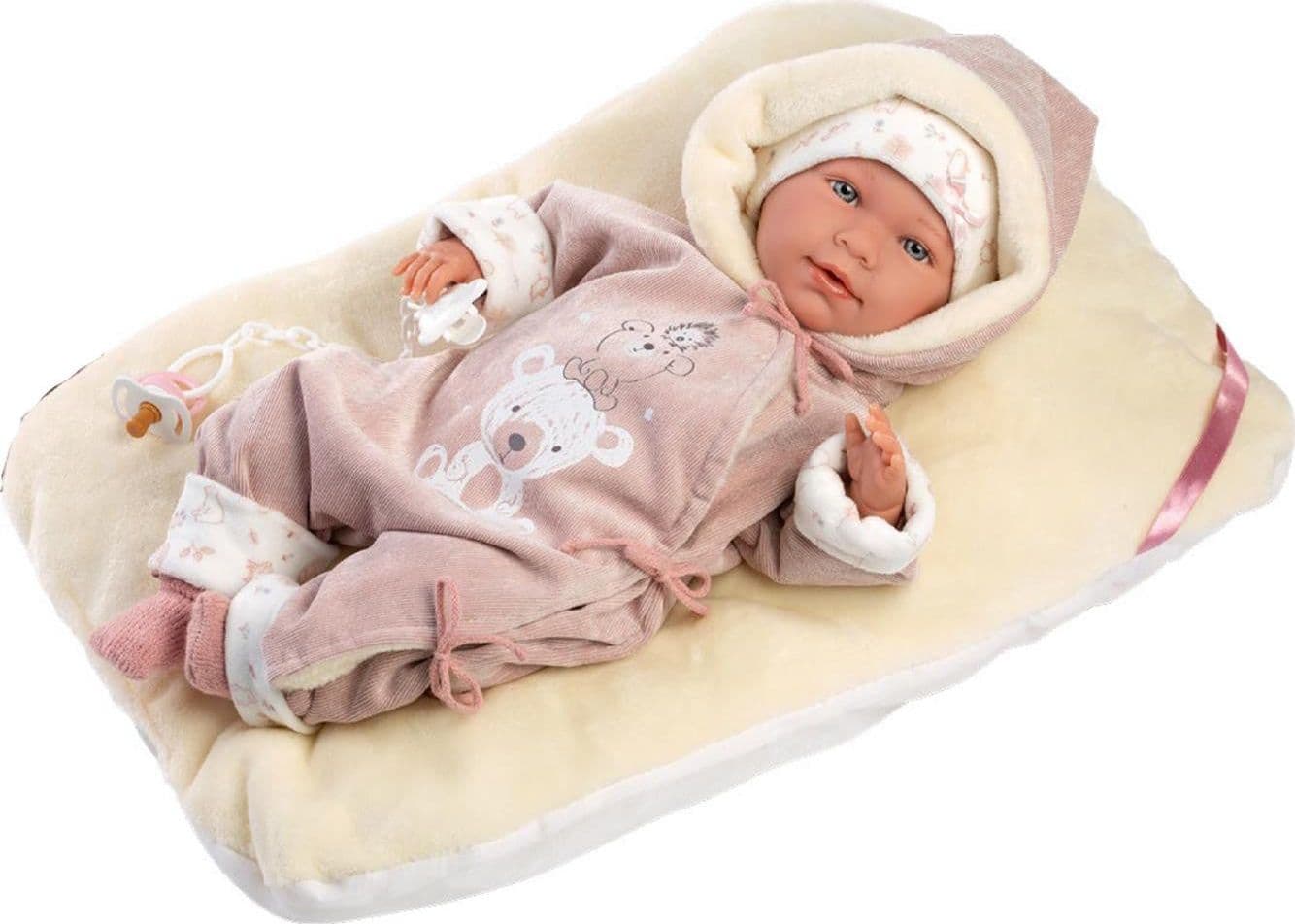 Reborn Morbido Lala 42cm con Cuscino
