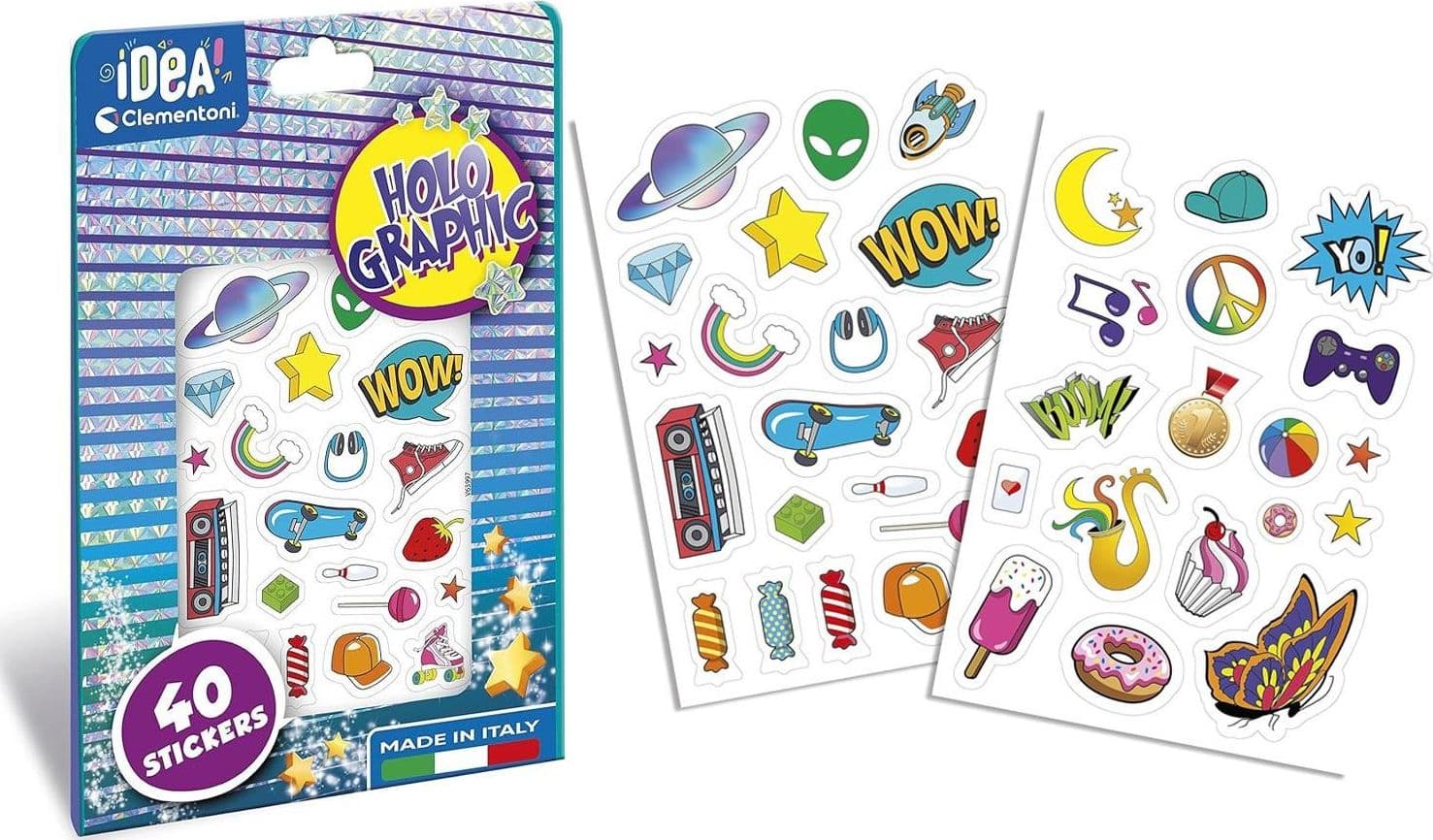 Idea Stickers Olographic – Idea Clementoni