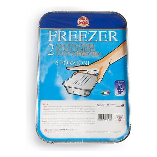 Set vaschette monouso Gel Sac 701001 Gr2 6 Porzioni