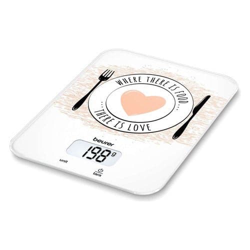 Bilancia cucina Beurer 70417 BENESSERE Ks 19 Love Bianco