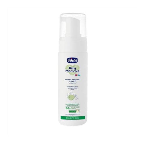 Shampoo Chicco 00010249000000 BABY MOMENTS Mousse con balsamo