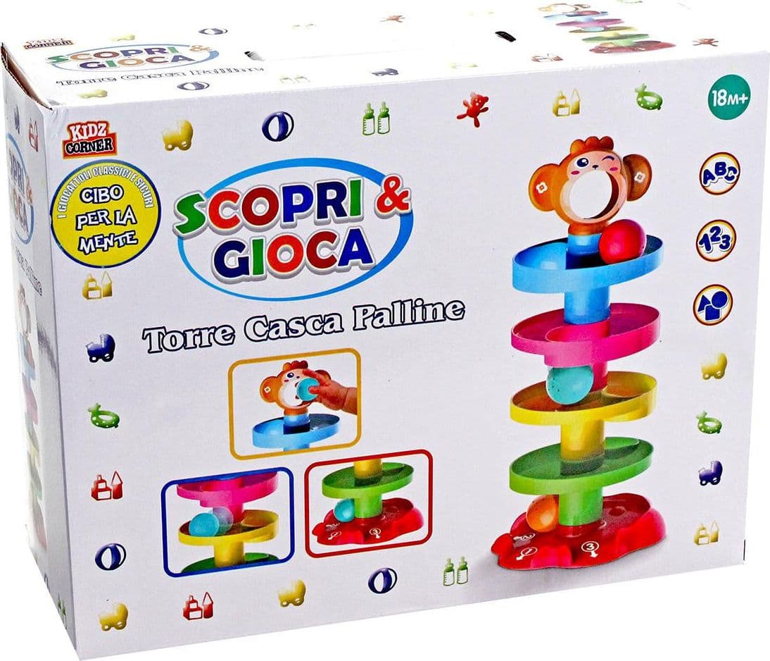 Torre Colorata Scimmietta con Palline