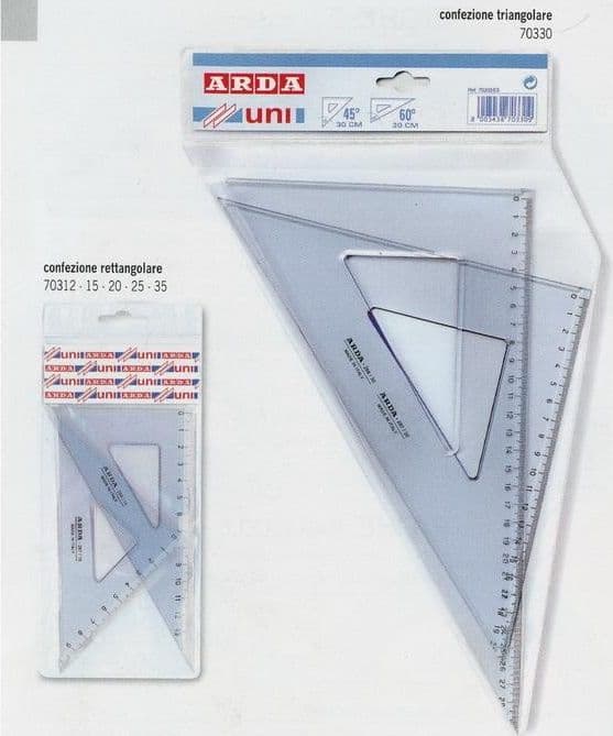 Set di 2 squadre 12 cm Arda