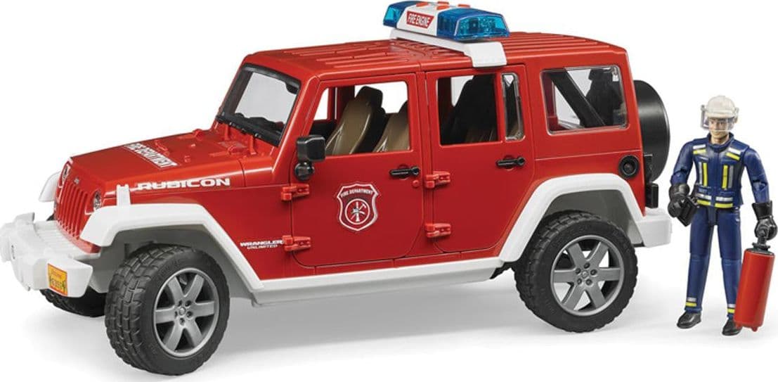 Jeep Rubicon dei Pompieri Bruder