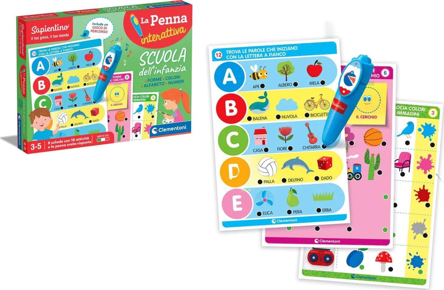 Sapientino Scuola Infanzia Forme Colori in Flash Card Scontolo.net - Potenza, commercioVirtuoso.it