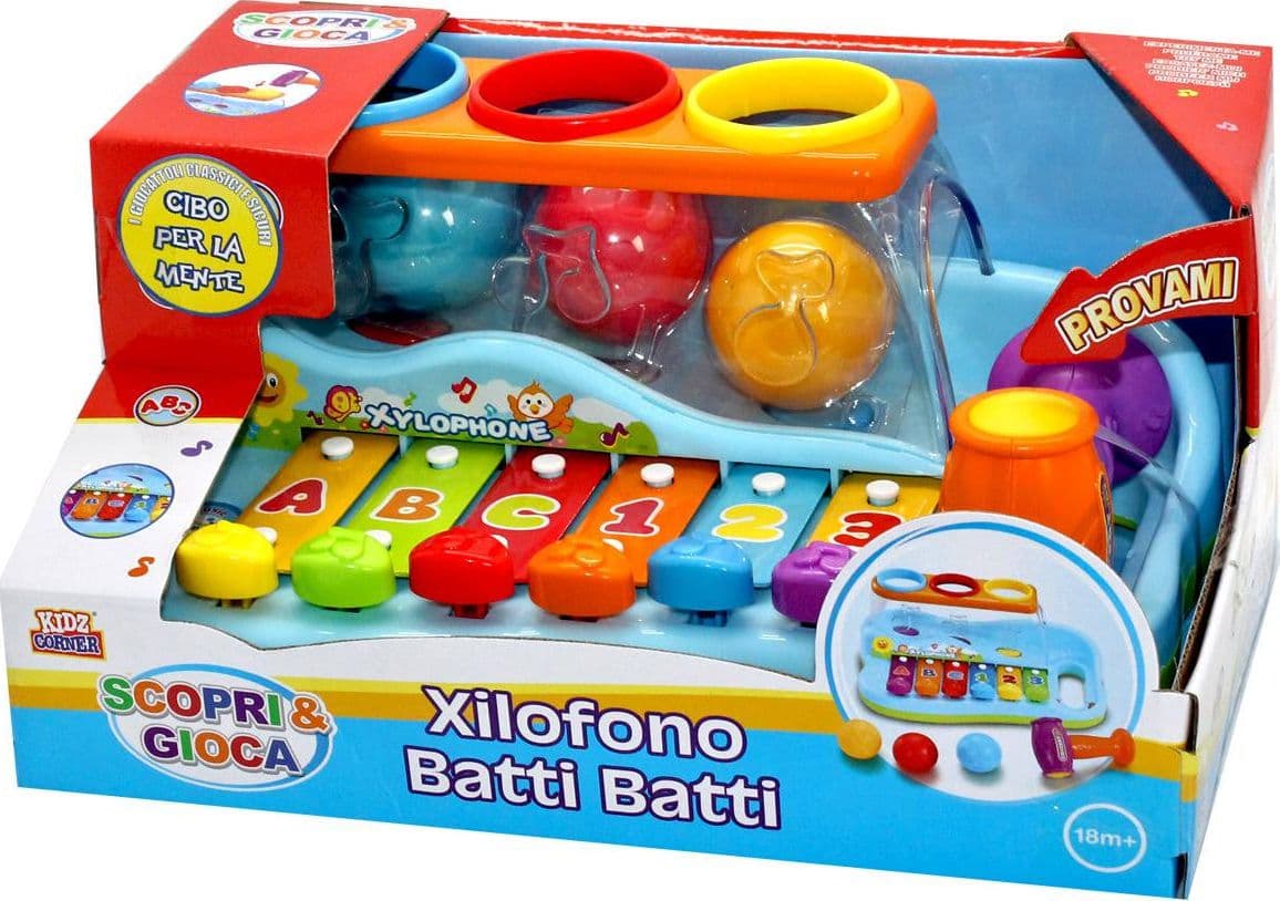 Xilofono con batti palline Kidz Corner