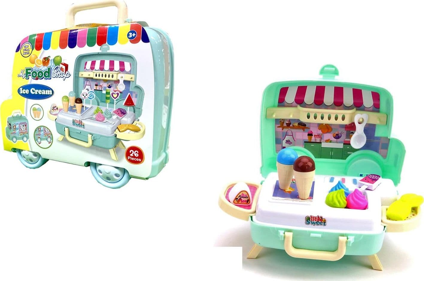Camioncino dei Gelati 26 Accessori Playset in Cibo Scontolo.net - Potenza, commercioVirtuoso.it
