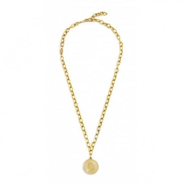 Marlù COLLANA CATENA CON PENDENTE SOLE PVD ORO in Collane Alba Gioielli - Casoria, commercioVirtuoso.it