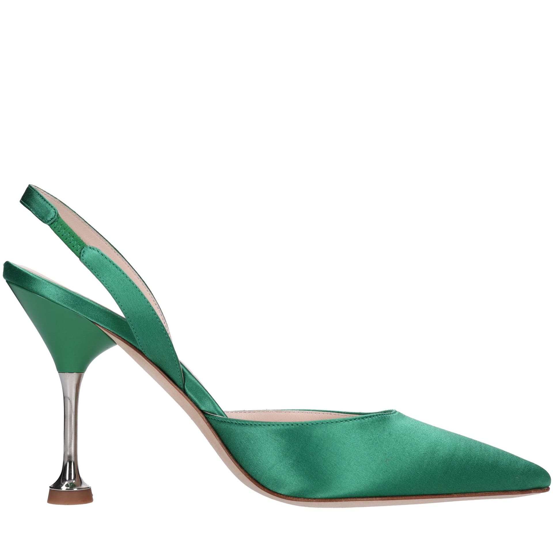 Lella Baldi Scarpe con Tacco Verde da donna in Scarpe col tacco Drestige - Casamassima, commercioVirtuoso.it