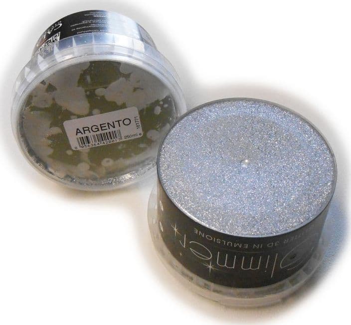 Glitter da 250ml in gel per pittura