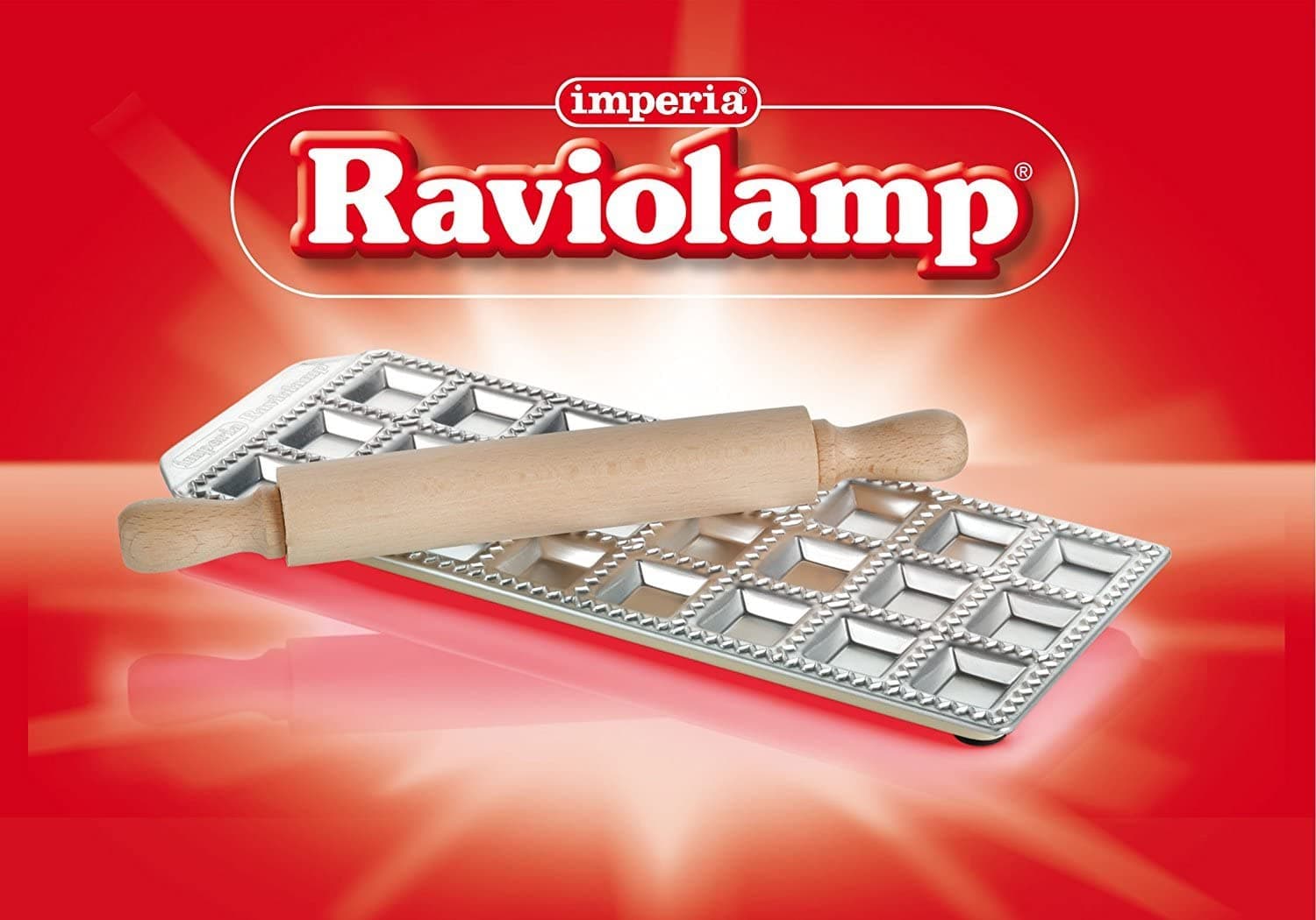 IMPERIA TAVOLETTA CON MATTARELLO RAVIOLAMP 24 RAVIOLI CLASSICI FERR 321969 in prodotto EuroStore07 - Alatri, commercioVirtuoso.it