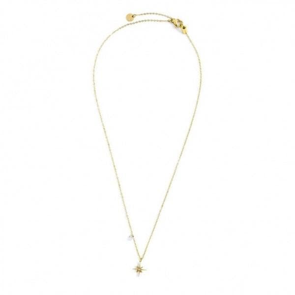 Marlù COLLANA ROSA DEI VENTI PENDENTE 10MM E CRISTALLI PVD ORO in Collane Alba Gioielli - Casoria, commercioVirtuoso.it