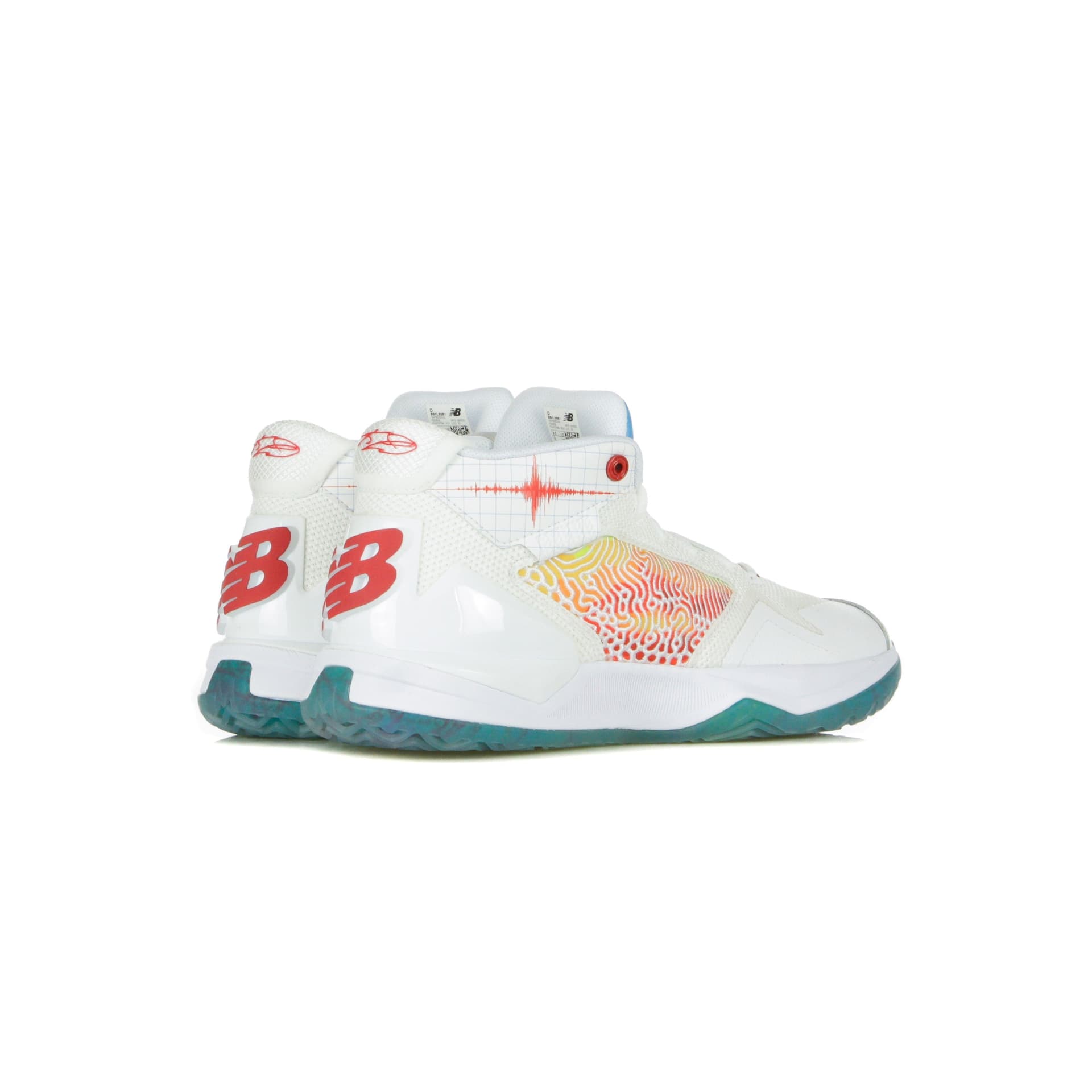 NEW BALANCE Scarpa Alta Uomo Kawhi White/yellow/orange da uomo in Sneaker casual Drestige - Casamassima, commercioVirtuoso.it