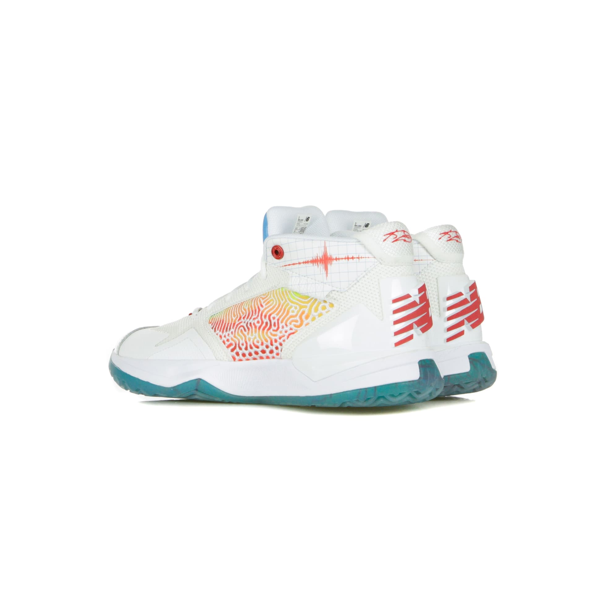 NEW BALANCE Scarpa Alta Uomo Kawhi White/yellow/orange da uomo in Sneaker casual Drestige - Casamassima, commercioVirtuoso.it