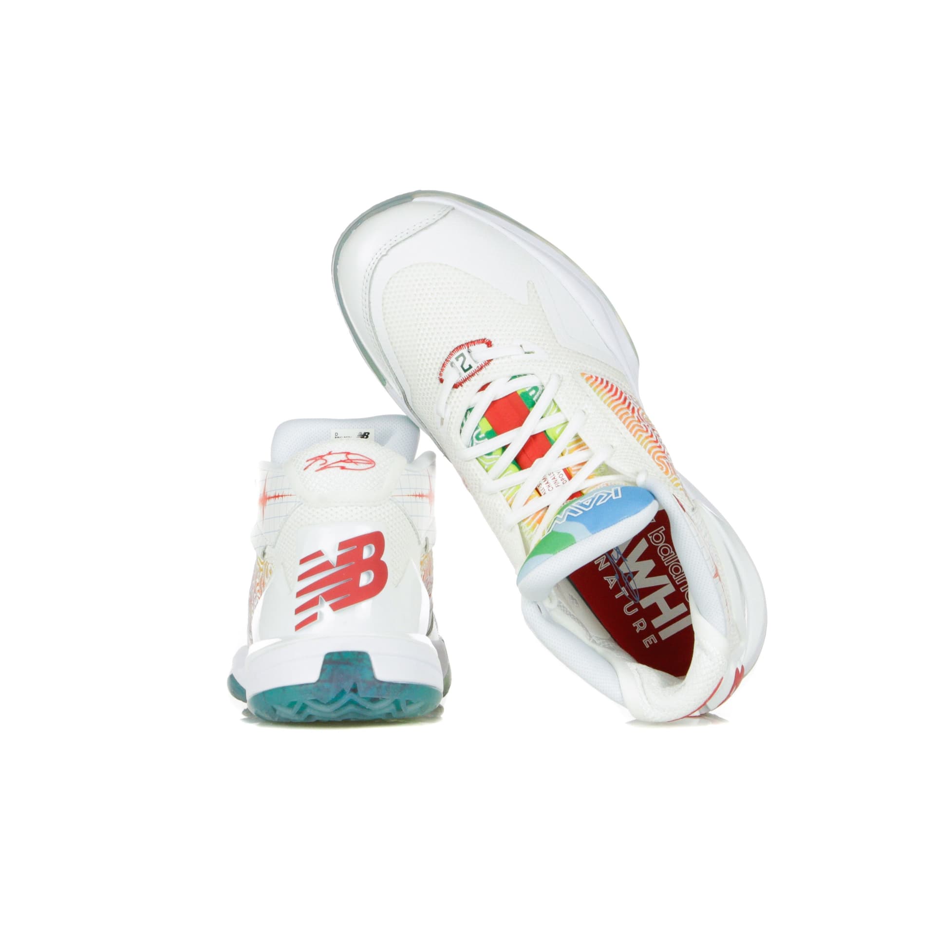 NEW BALANCE Scarpa Alta Uomo Kawhi White/yellow/orange da uomo in Sneaker casual Drestige - Casamassima, commercioVirtuoso.it