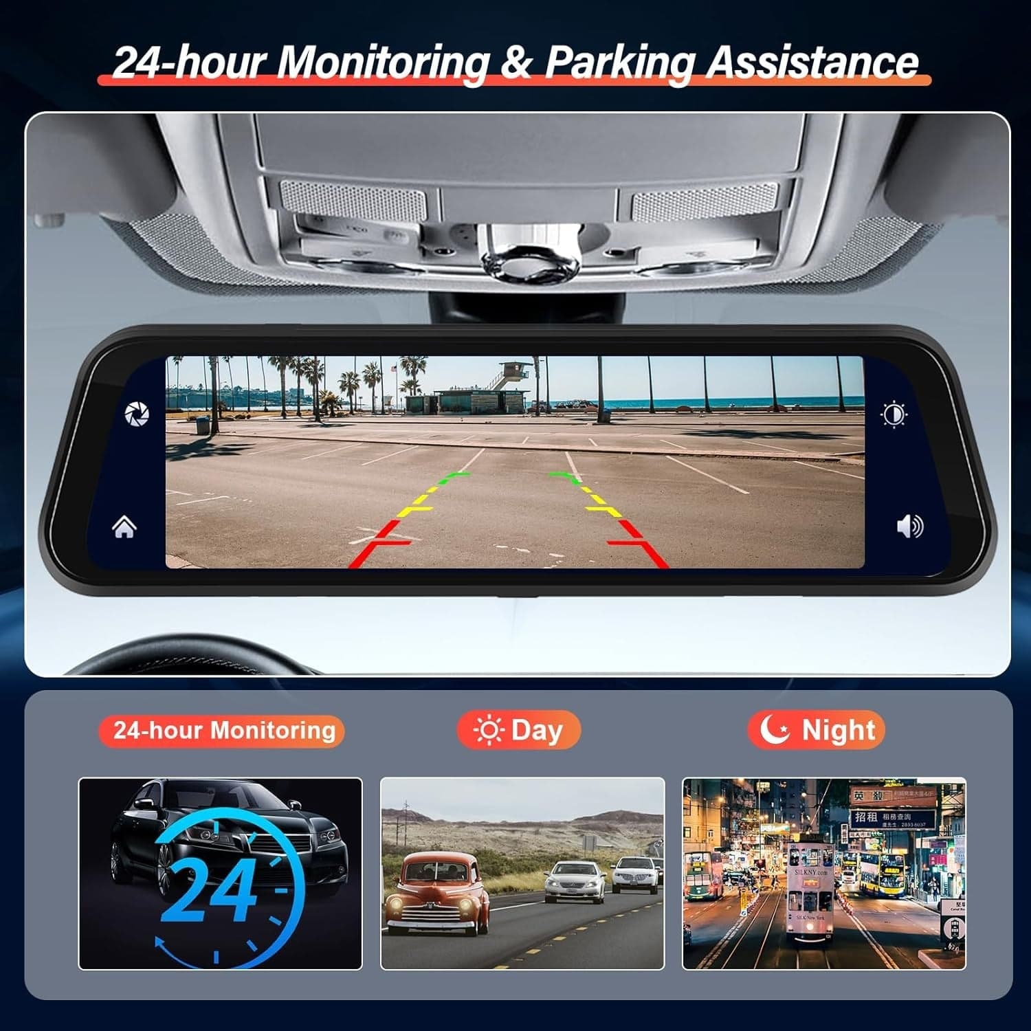 Specchietto Retrovisore 9.66" Dash Cam FULL HD 4K Wireless Carplay Android SD in Videocamera da cruscotto Zencoccostore - Formia, commercioVirtuoso.it