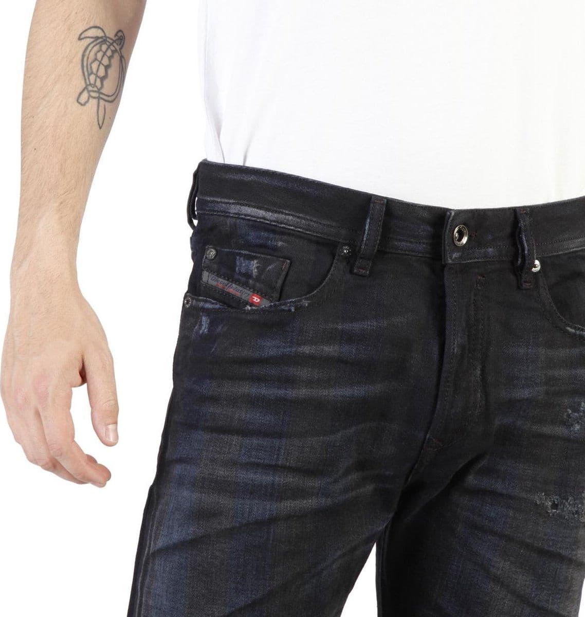 Diesel Jeans Buster 00SDHB Nero in Jeans Scontolo.net - Potenza, commercioVirtuoso.it