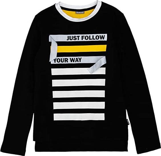 Gulliver Maglia a Manica Lunga Bambino Nero Cotone in T-shirt Scontolo.net - Potenza, commercioVirtuoso.it