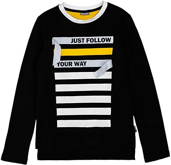 Gulliver Maglia a Manica Lunga Bambino Nero Cotone in T-shirt Scontolo.net - Potenza, commercioVirtuoso.it