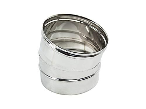 Gomito curva acciaio inox 150mm 5 decimi AISI 304 in Impianti di scarico Aloiserw.com - Altomonte, commercioVirtuoso.it