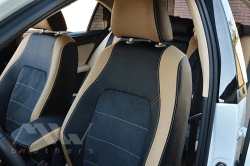 Coprisedili su misura per Volkswagen Jetta 6 (2016-2019) R estyling, Leather style in Set per interni Autooggetti.it - Roma, commercioVirtuoso.it
