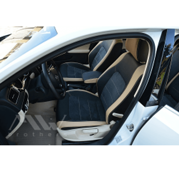 Coprisedili su misura per Volkswagen Jetta 6 (2016-2019) R estyling, Leather style in Set per interni Autooggetti.it - Roma, commercioVirtuoso.it