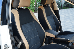 Coprisedili su misura per Volkswagen Jetta 6 (2016-2019) R estyling, Leather style in Set per interni Autooggetti.it - Roma, commercioVirtuoso.it