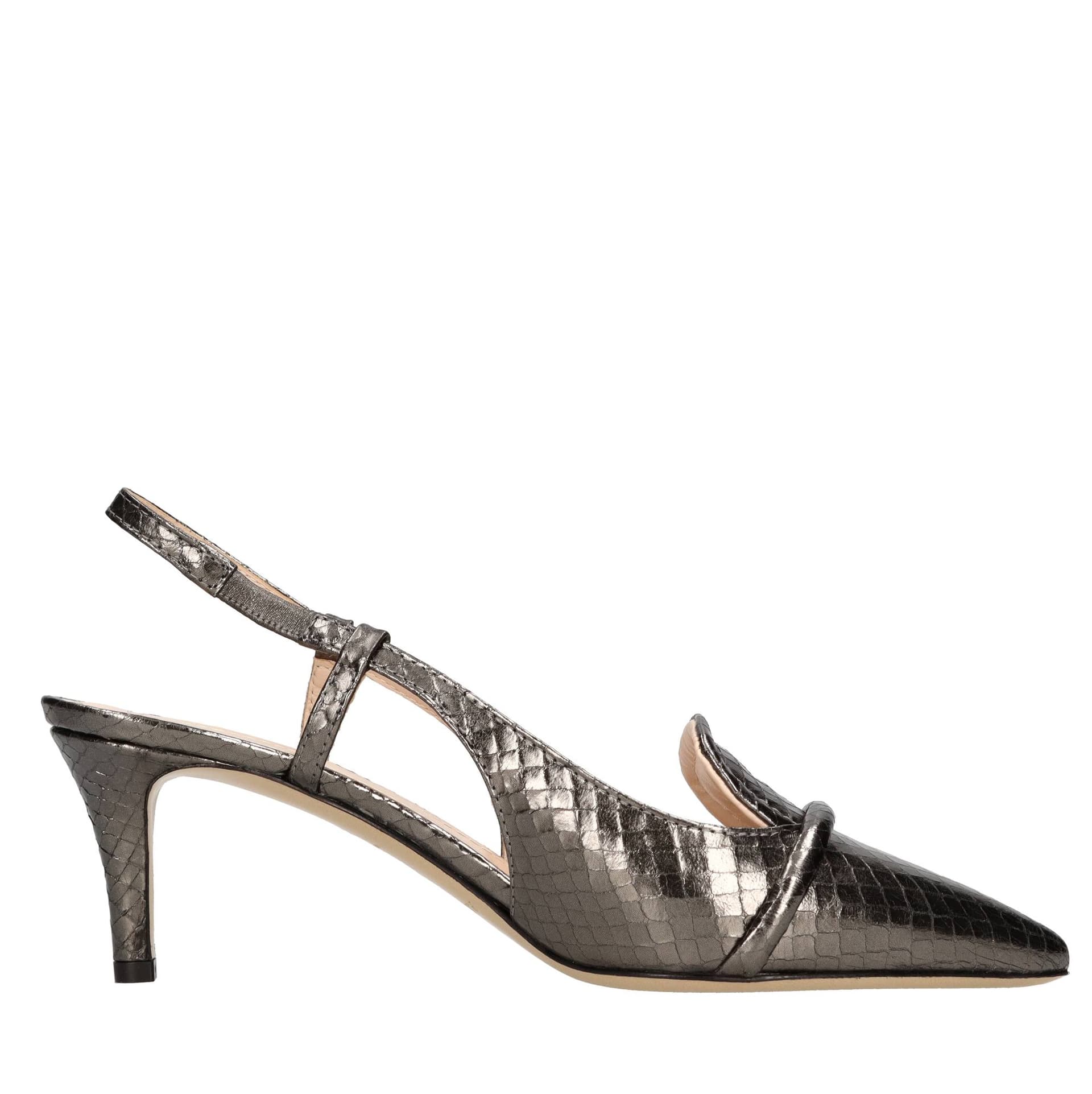 Parosh Scarpe con Tacco Grigio da donna in Scarpe col tacco Drestige - Casamassima, commercioVirtuoso.it