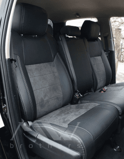 Coprisedili su misura per Toyota Tundra (2014-2021), Leather style in Set per interni Autooggetti.it - Roma, commercioVirtuoso.it