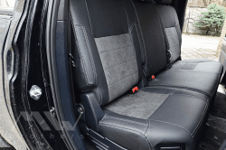 Coprisedili su misura per Toyota Tundra (2014-2021), Leather style in Set per interni Autooggetti.it - Roma, commercioVirtuoso.it