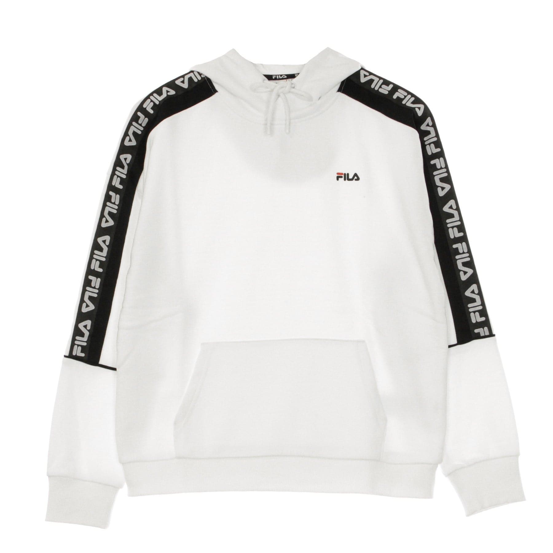 FILA Felpa Leggera Cappuccio Donna Tavora Hoody Bright White/black da donna in Felpe con cappuccio Drestige - Casamassima, commercioVirtuoso.it