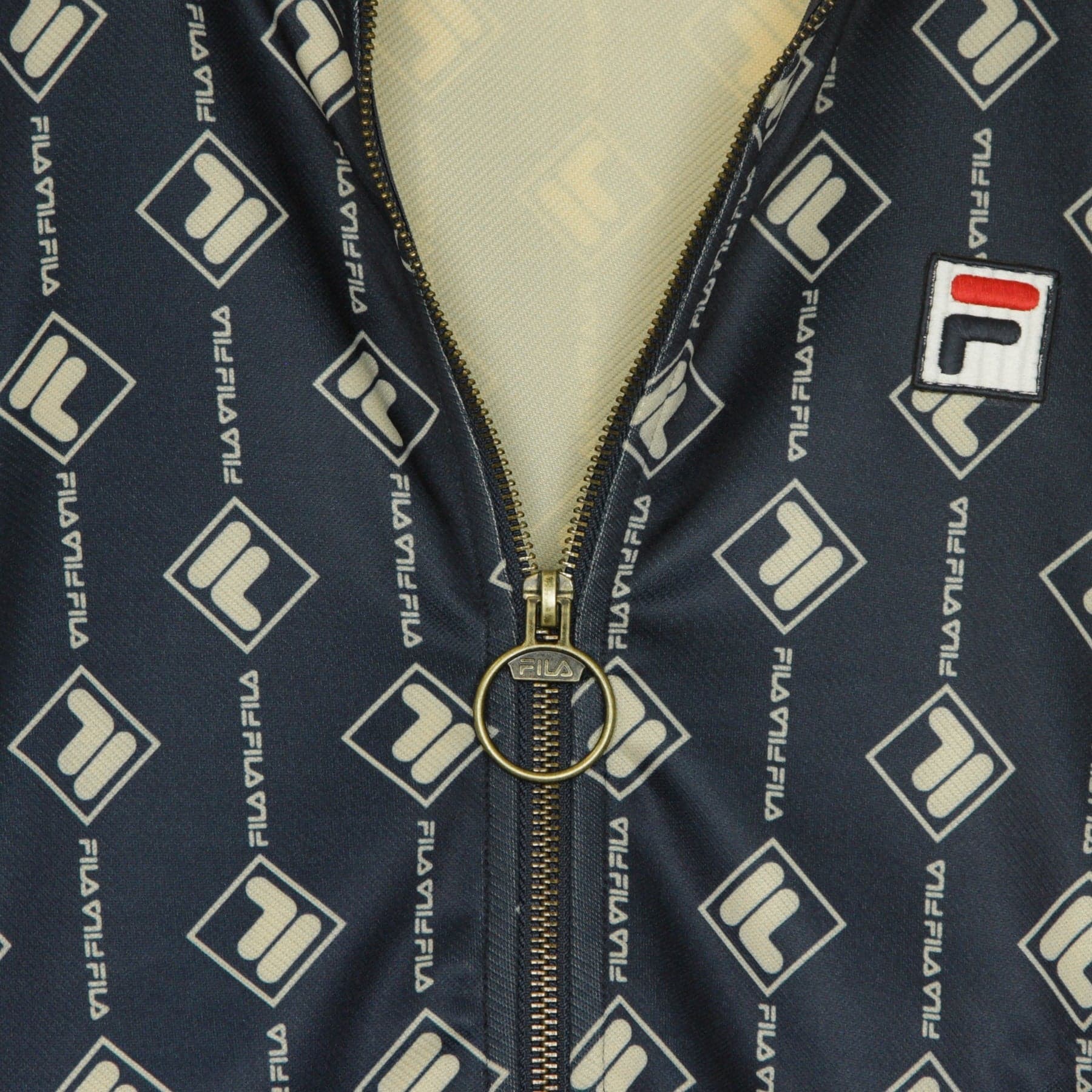 FILA Giacca Tuta Donna Hamo All Over Print Jacket Black Iris/cinnamon Stick da donna in Giacche Drestige - Casamassima, commercioVirtuoso.it