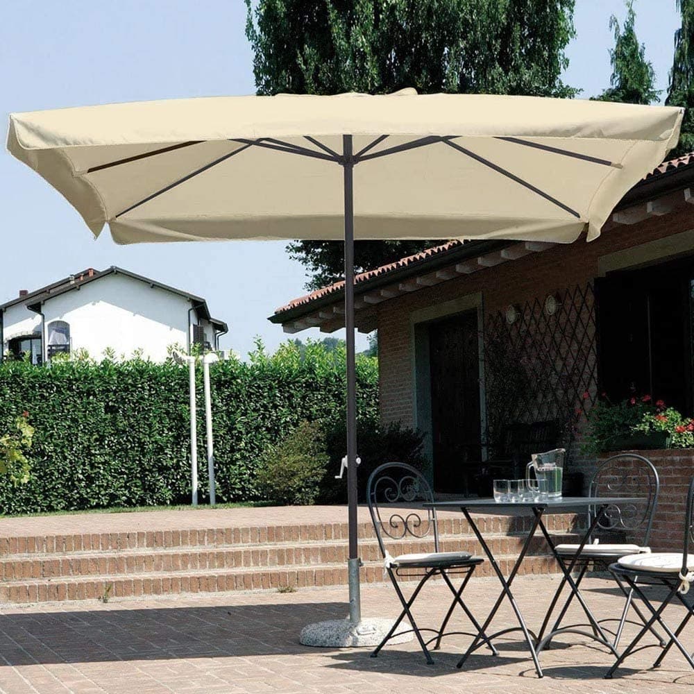 Ombrellone Giardino 3X2 MT Palo Centrale Beige Air Vent Carrucola Protezione UV in Ombrelloni Danyx - Casoria, commercioVirtuoso.it