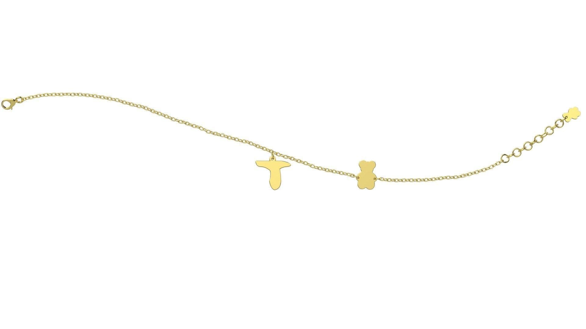 Nanan Bracciale con Lettera "T" in Bracciali Alba Gioielli - Casoria, commercioVirtuoso.it