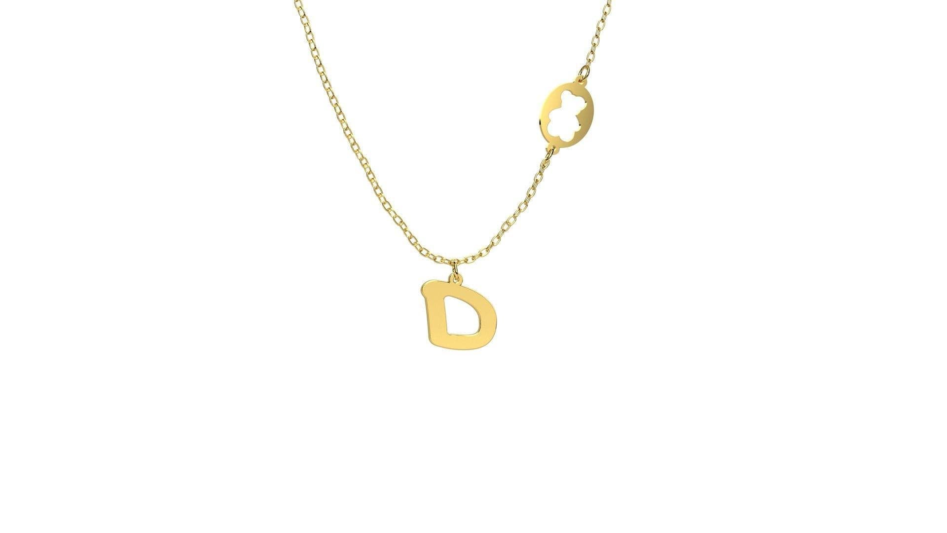 Nanan Pendente con Lettera "D" in Ciondoli Alba Gioielli - Casoria, commercioVirtuoso.it