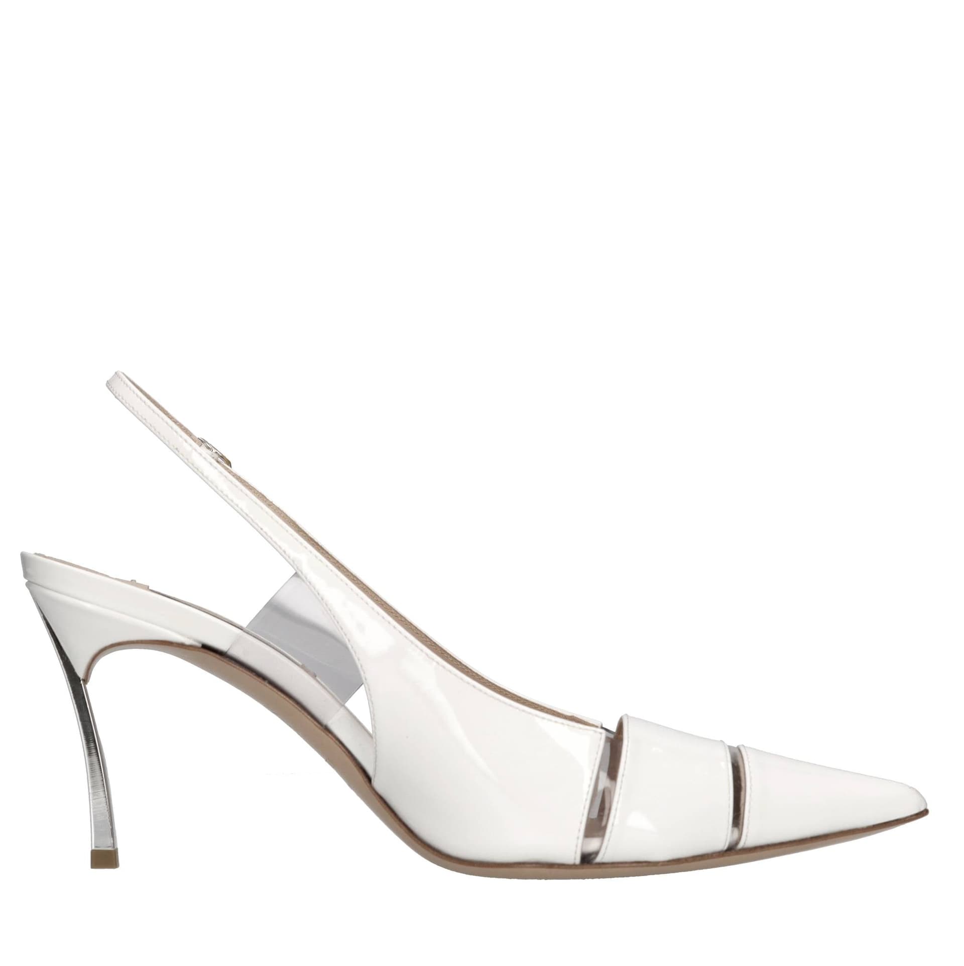 Casadei Scarpe con Tacco Bianco da donna in Scarpe col tacco Drestige - Casamassima, commercioVirtuoso.it