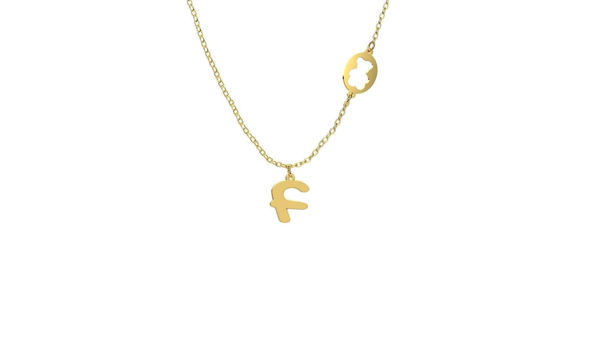 Nanan Pendente con Lettera "F" in Ciondoli Alba Gioielli - Casoria, commercioVirtuoso.it