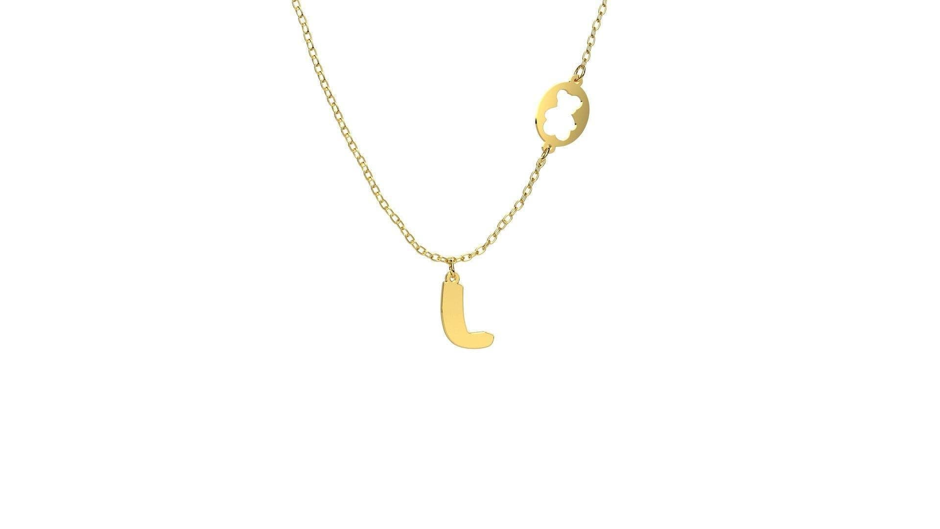 Nanan Pendente con Lettera "L" in Ciondoli Alba Gioielli - Casoria, commercioVirtuoso.it