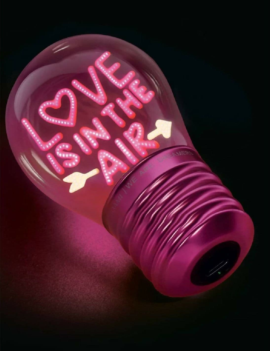 Lampada Da Tavolo A Lampadina Love Is In The Air Legami in Lampadari con candele Cartoleria Deja Vu - Crotone, commercioVirtuoso.it