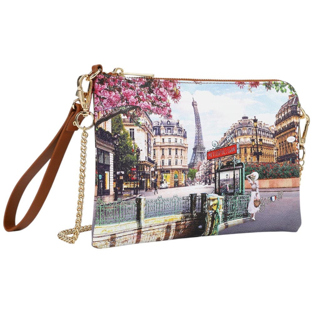 YNot clutch tracolla piatta stampa Emily in Paris YES384S5 Borse YNot