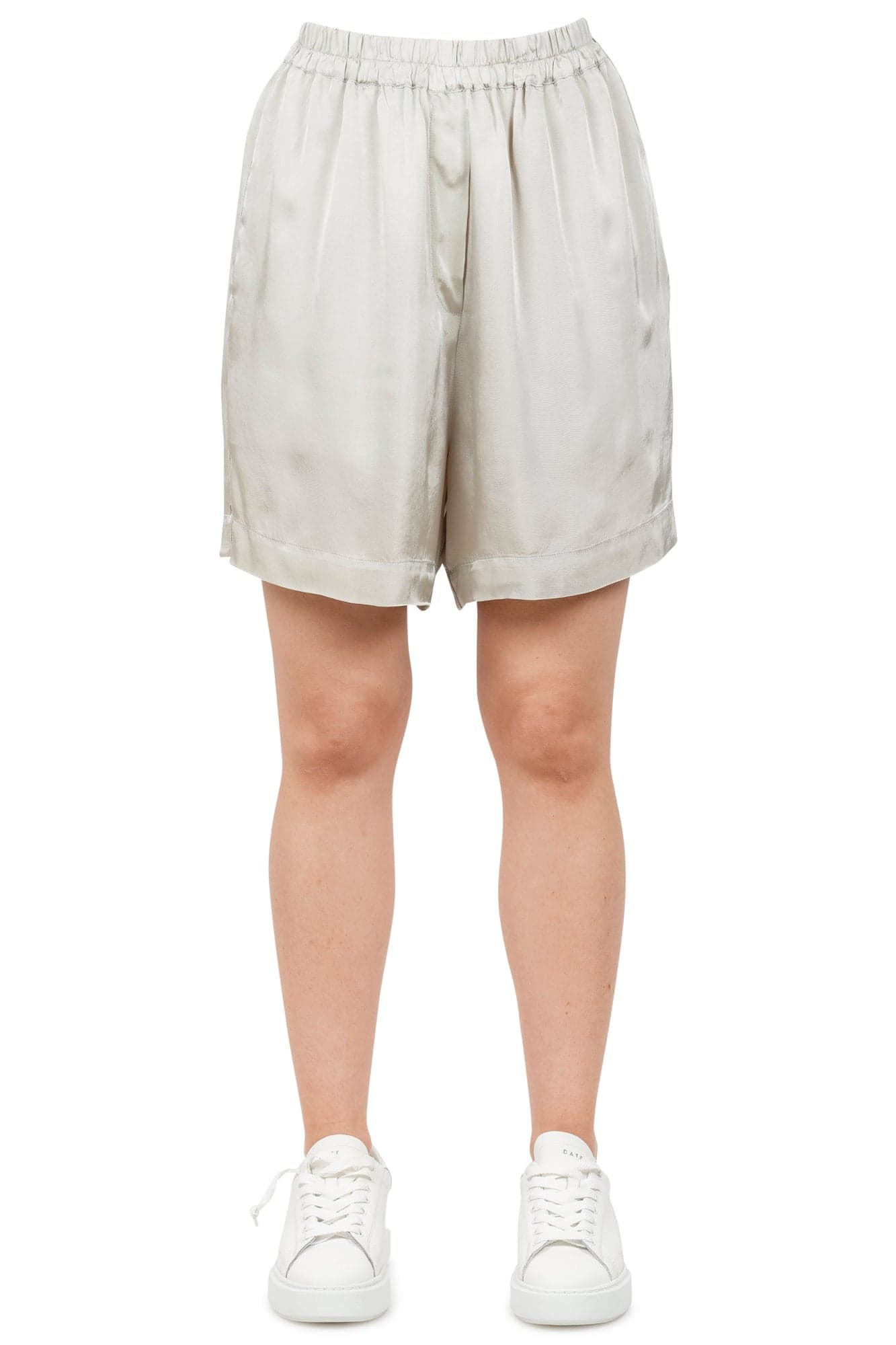 JUCCA Jucca - Shorts - 451701 - Grigio perla da donna in Pantaloncini Drestige - Casamassima, commercioVirtuoso.it