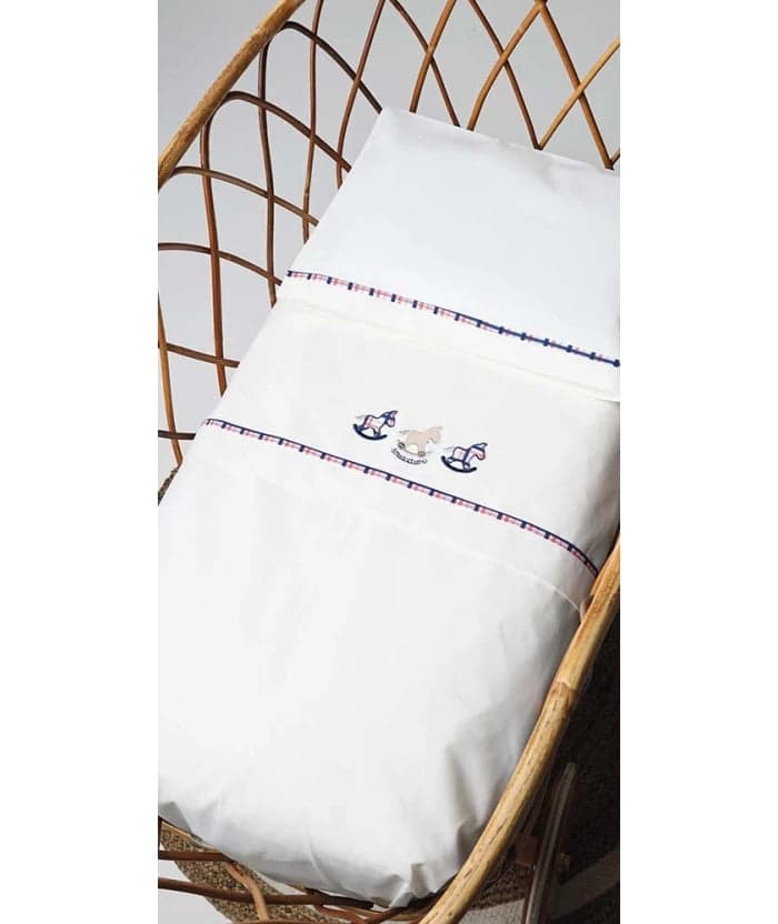 Completo lenzuolino culla – porta enfant 100% puro cotone 90×120 – Gary Z70116 - 3
