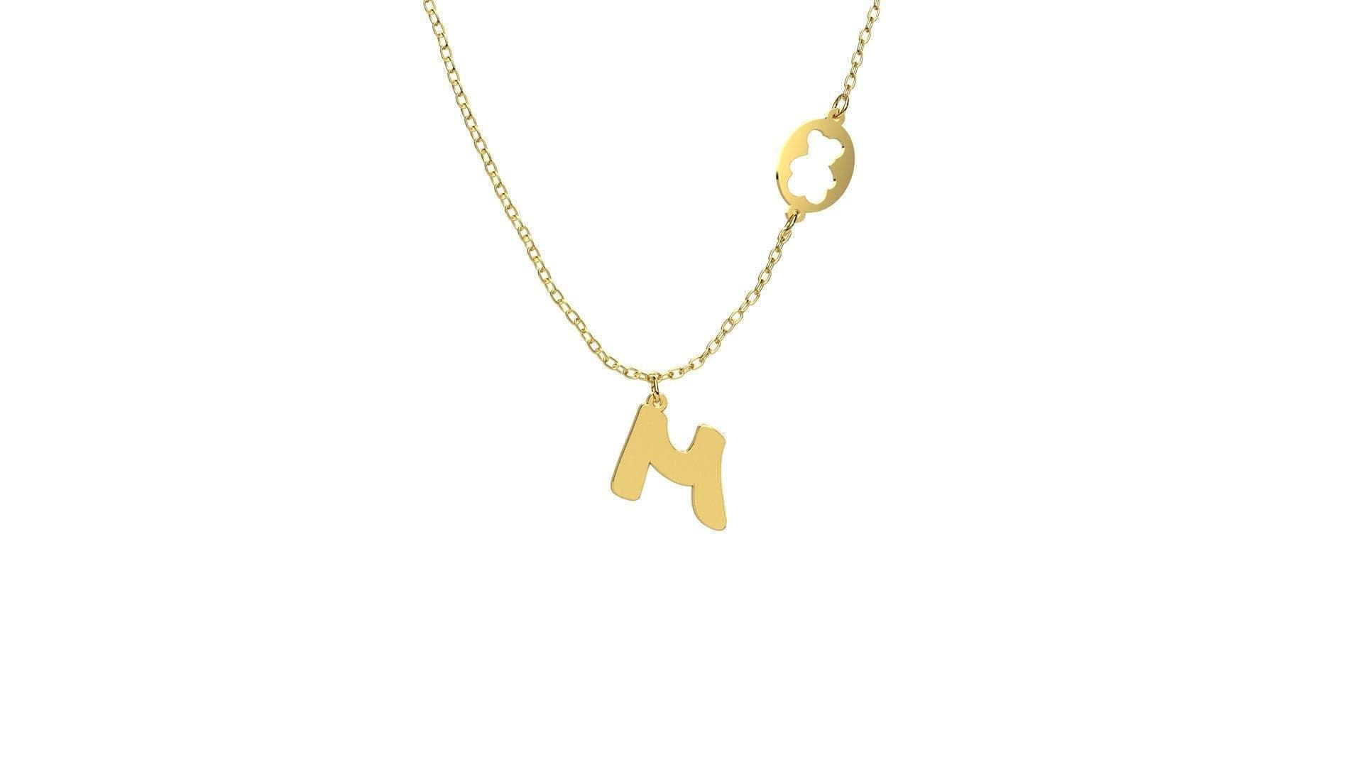 Nanan Pendente con Lettera "M" in Ciondoli Alba Gioielli - Casoria, commercioVirtuoso.it