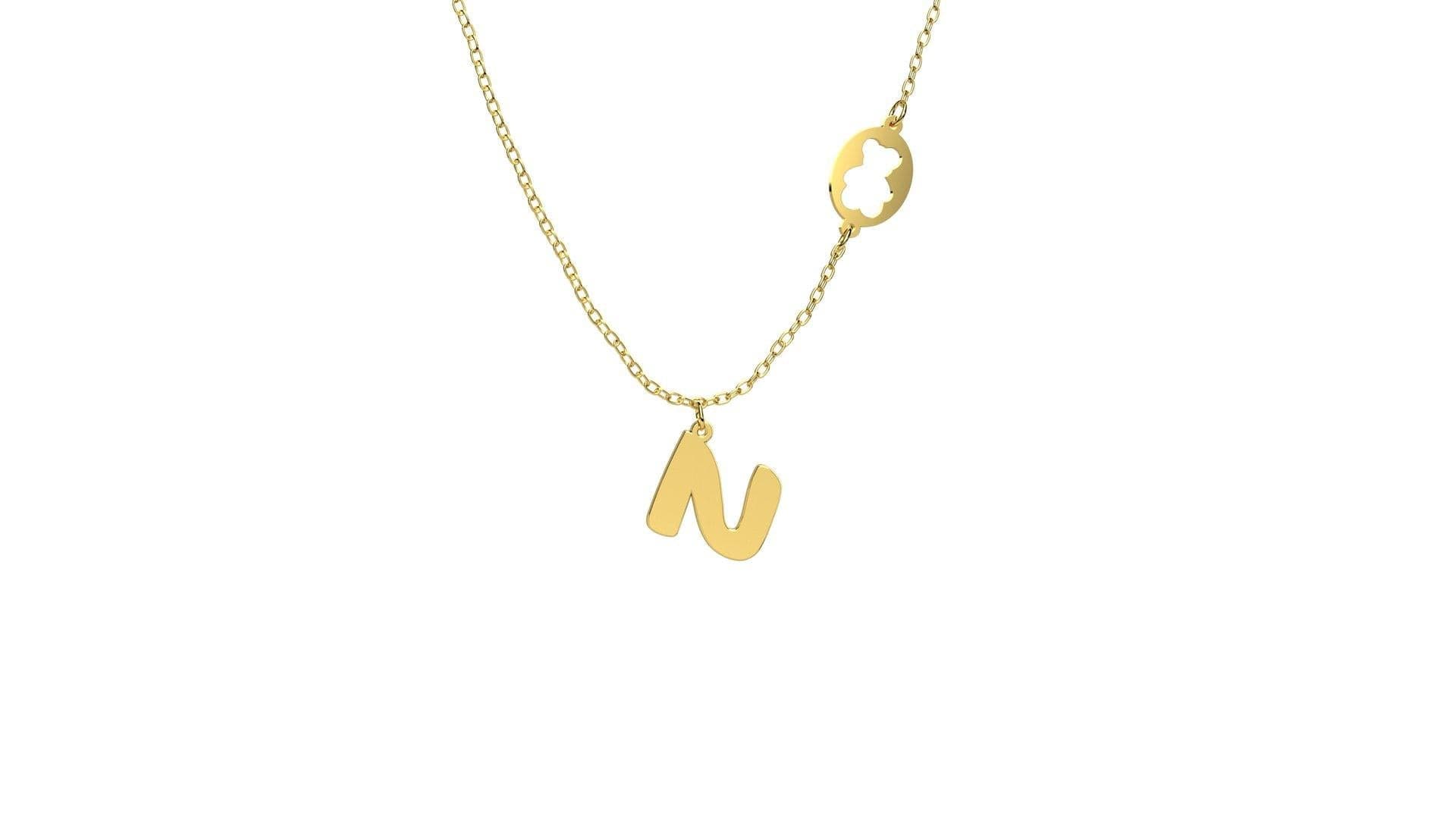 Nanan Pendente con Lettera "N" in Ciondoli Alba Gioielli - Casoria, commercioVirtuoso.it