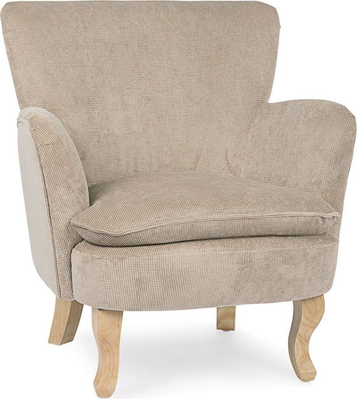 Poltrona "Orlins" per interno, Struttura In Legno Di Pino E Compensato, Rivestimento In Poliestere Effetto Boucle', Capitonne' 71.5 x 72.5 x 79h cm - 23
