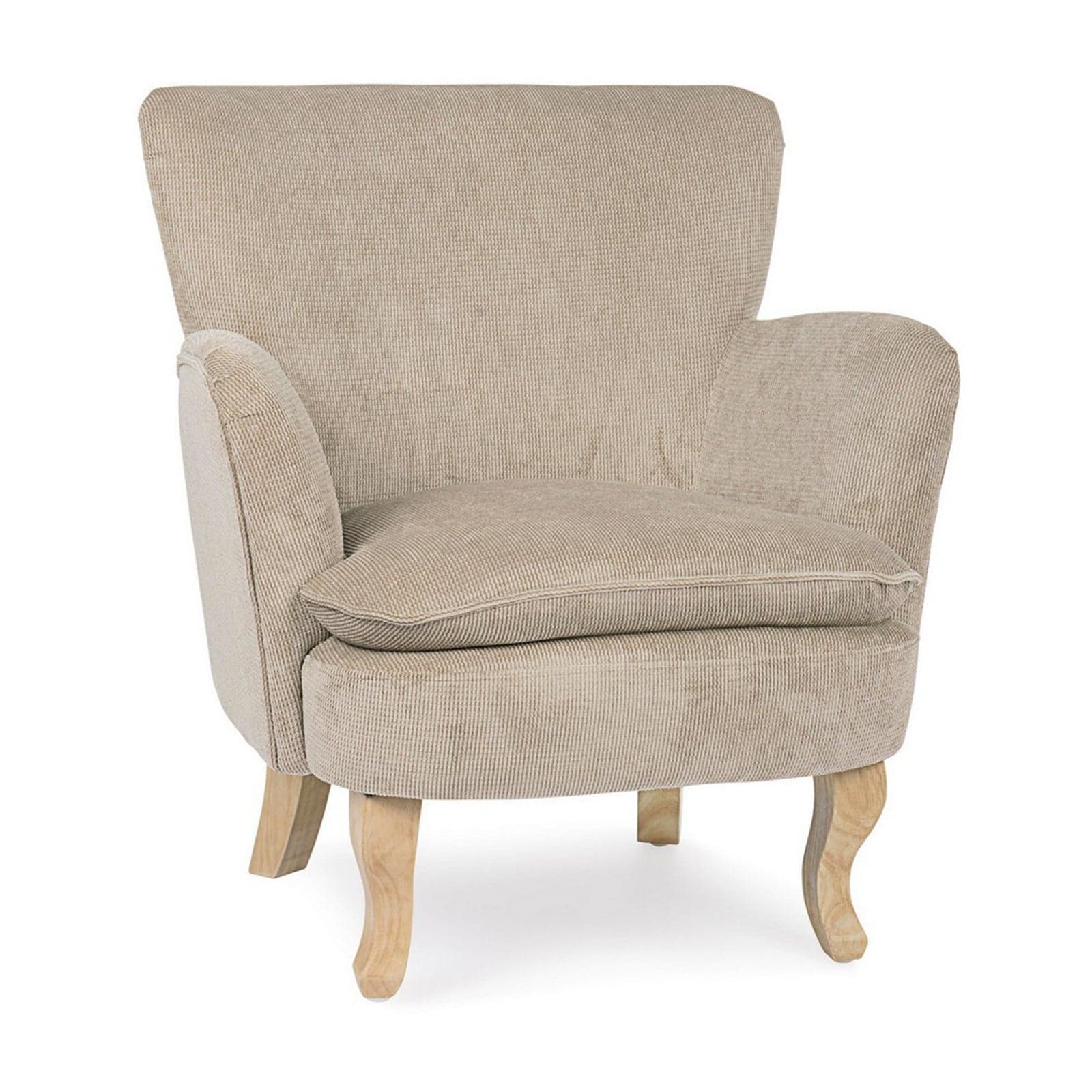 Poltrona "Orlins" per interno, Struttura In Legno Di Pino E Compensato, Rivestimento In Poliestere Effetto Boucle', Capitonne' 71.5 x 72.5 x 79h cm - 23