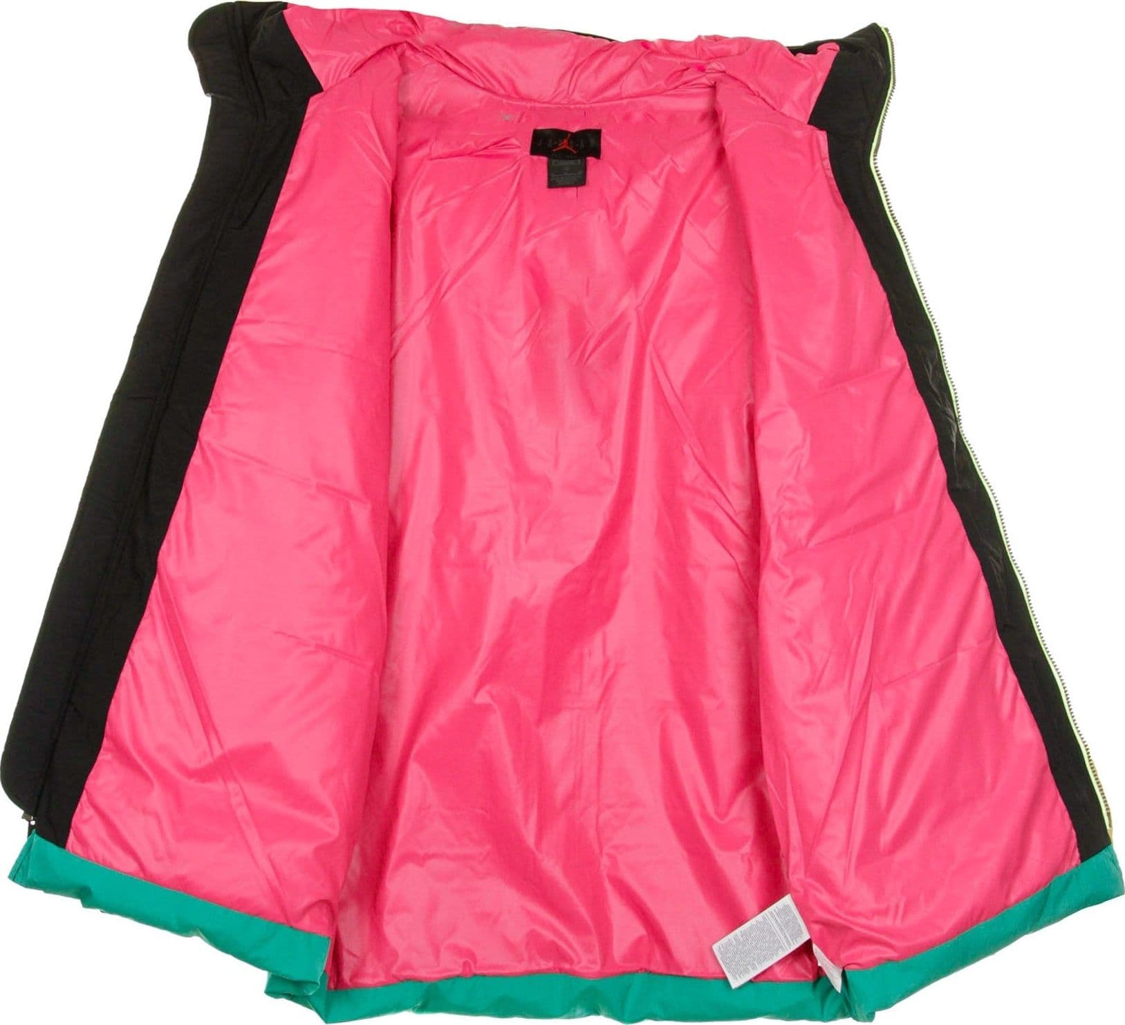 JORDAN Giaccone Lungo Uomo Down Parka Black/watermelon/neptune Green da uomo in Cappotti Drestige - Casamassima, commercioVirtuoso.it