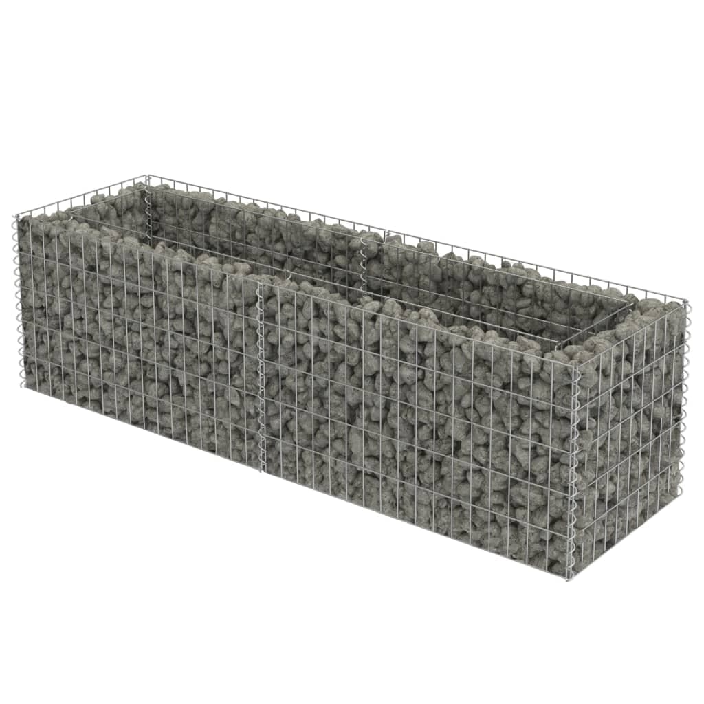 Gabbione Letto Rialzato in Acciaio Zincato 180x50x50 cm in Recinzioni decorative Esplodia - Napoli, commercioVirtuoso.it