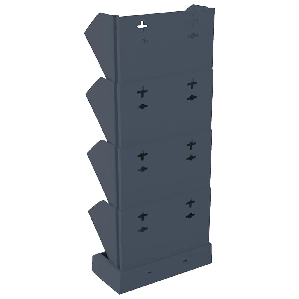 Set per Piante Giardino Verticale 4 pz Antracite Polipropilene in Vasi pensili Esplodia - Napoli, commercioVirtuoso.it