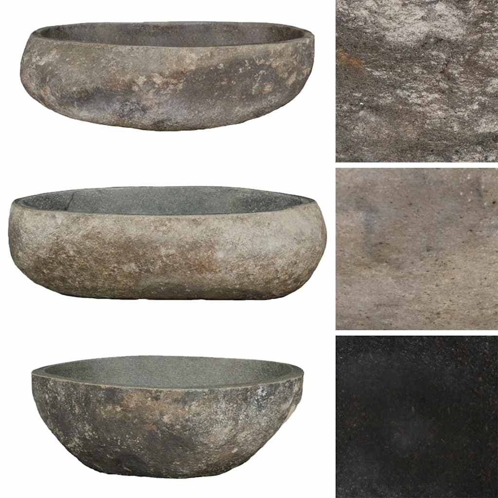 Lavandino in Pietra di Fiume Ovale (45-53)x(34-41) cm in Lavabi Esplodia - Napoli, commercioVirtuoso.it